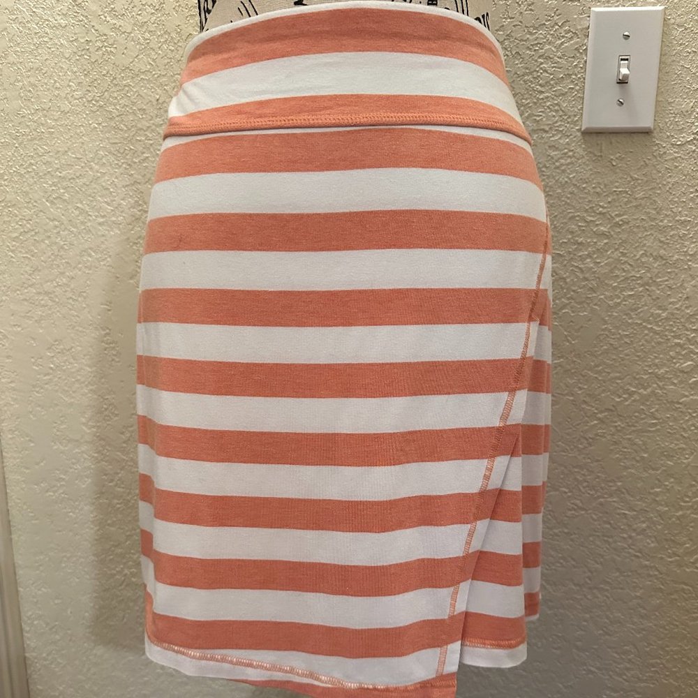 Athleta Casual Striped Skirt
